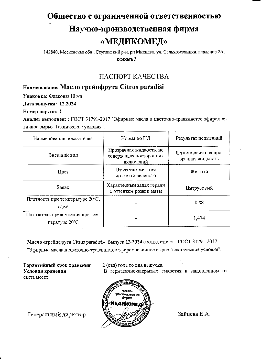 Паспорт №122024